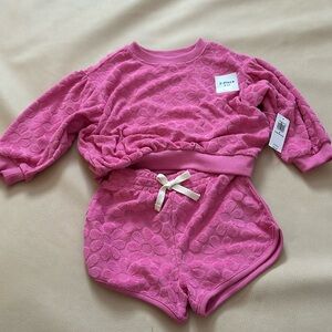 Old navy terry cloth set